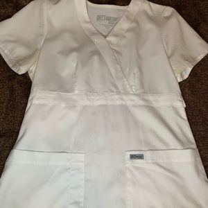White greys anatomy scrub top